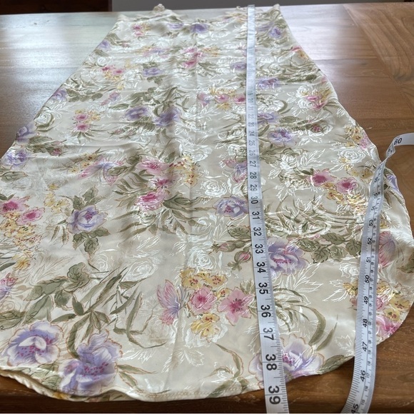 Vintage Slip Dress Belle Soiree Lingerie Nightie Floral Satin Romantic Lace - Picture 10 of 15